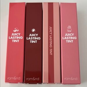 Romand Juicy Lasting Tint Bundle - 18, 20, 24, 36